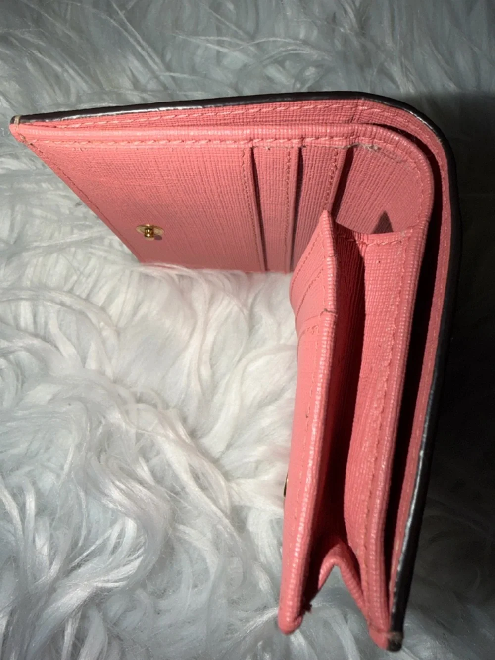 GUCCI GG SURPREME MONOGRAM FACE WALLET BEIGE/PINK - Picture 7 of 15